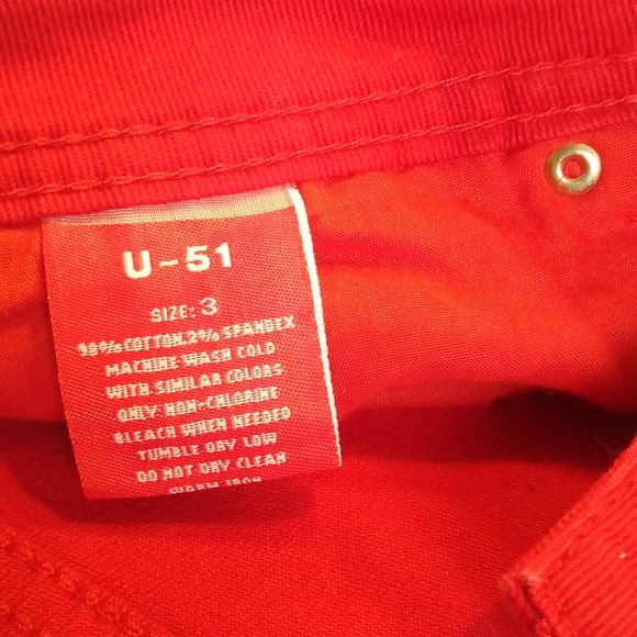 U-51 Red Jeans - Picture 7 of 9